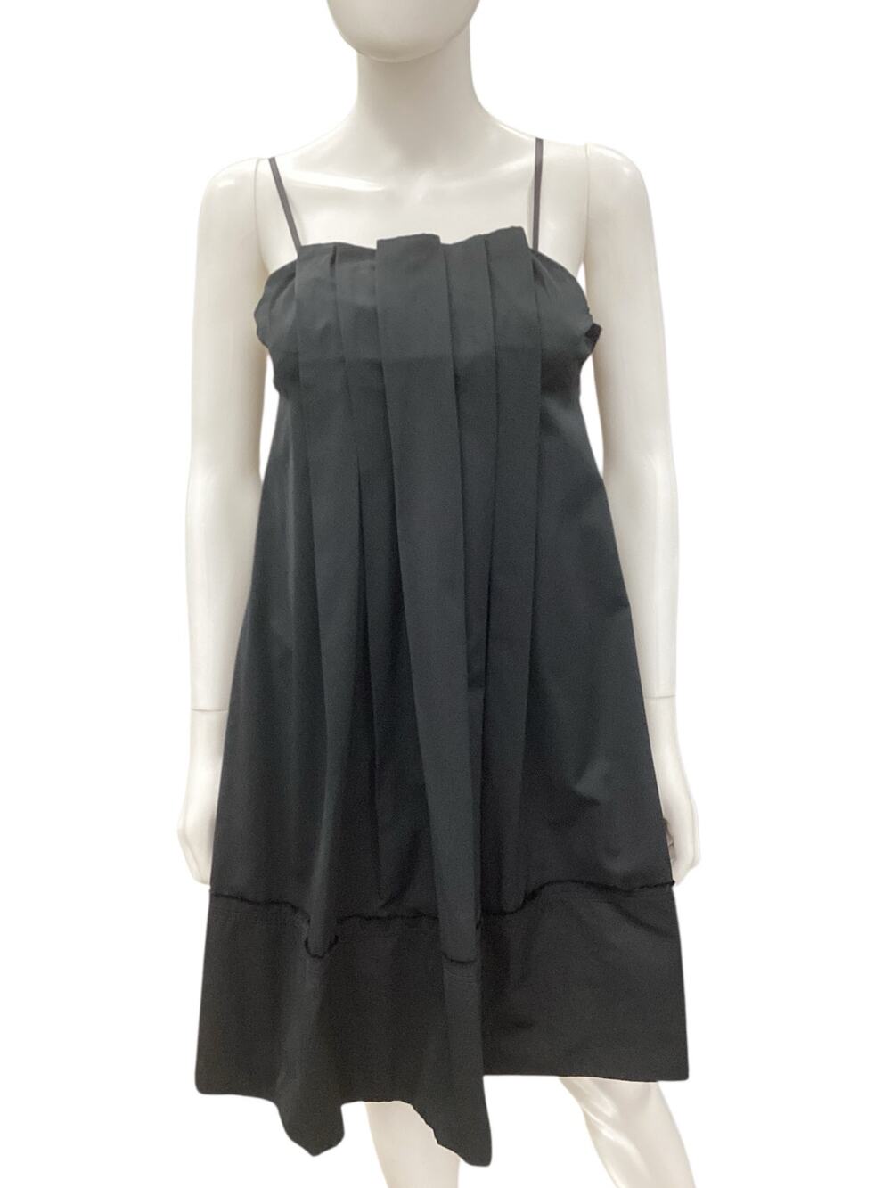 Max Azria Dress Women’s SZ S Knee Length Sleeveless Pleaded Top Built In Corset